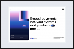 Financiable - finance website landing page